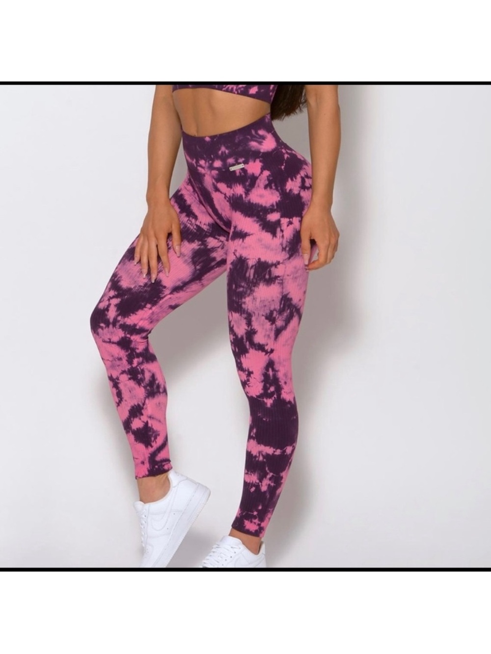 Bombshell Sportswear Tie Dye Seamless Leggings Size Medium